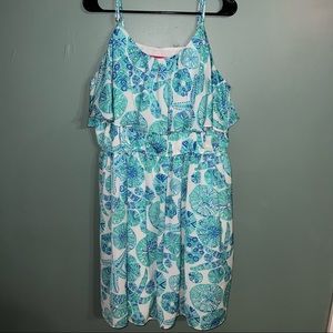 NWT Cute Plus Size Lilly Pulitzer for Target Sea Urchin Blue Dress 2X 🤍